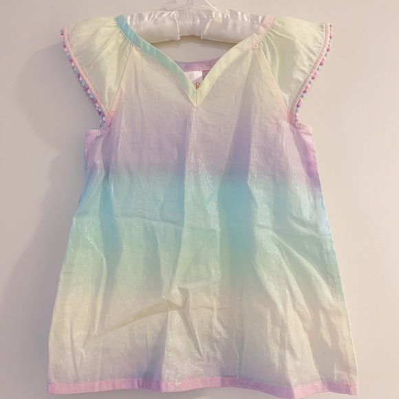 Cat & Jack rainbow swimsuit cover up - Picture 1 of 3